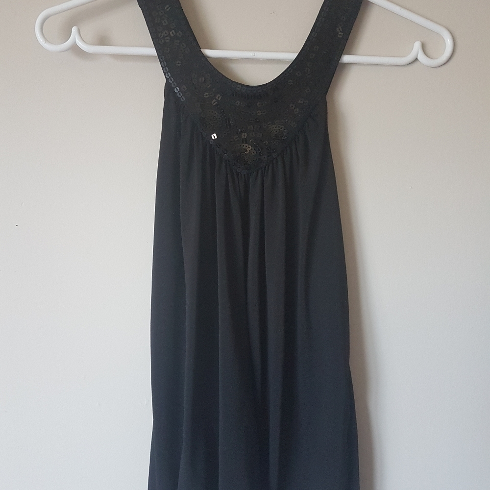 George small sequinece tank top